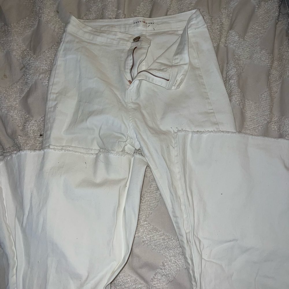 White bell bottoms